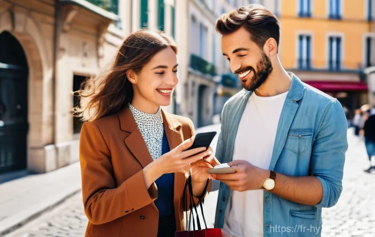 CBDC와 중앙은행 디지털화의 미래 - **Subject:** A young, elegantly dressed couple in their late 20s to early 30s, representing a contem...