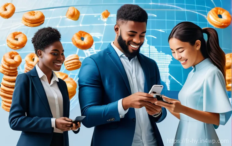 CBDC의 기술 표준화 필요성 - Image Prompt 1: The Future of Global Digital Payments - Seamless Interoperability**