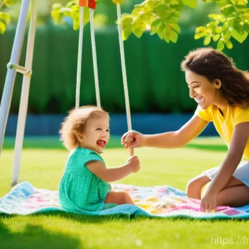 CBDC와 탈중앙화 금융 DeFi 의 관계 - **Prompt 1:** A vibrant, sunlit park scene. A happy toddler, approximately 2 years old, with rosy ch...